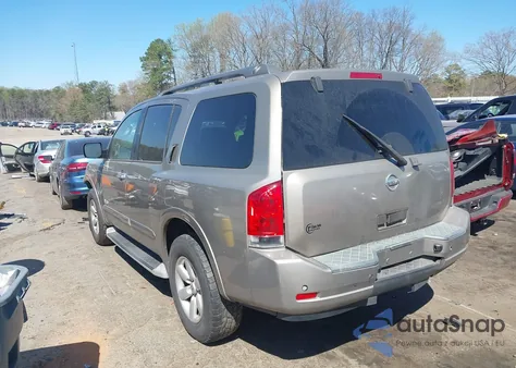 2008 Nissan Armada Se from USA, damaged, VIN 5N1BA08D88N625088